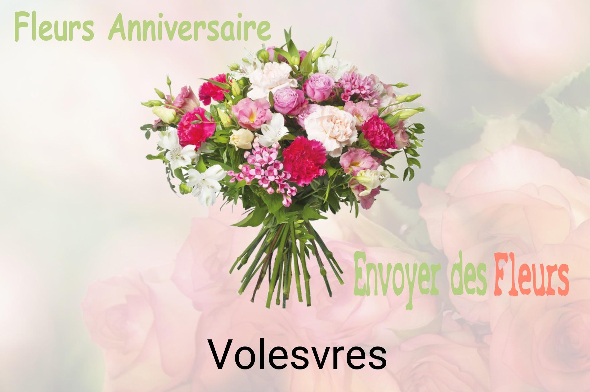Bouquet de fleurs d’anniversaire livré à Volesvres