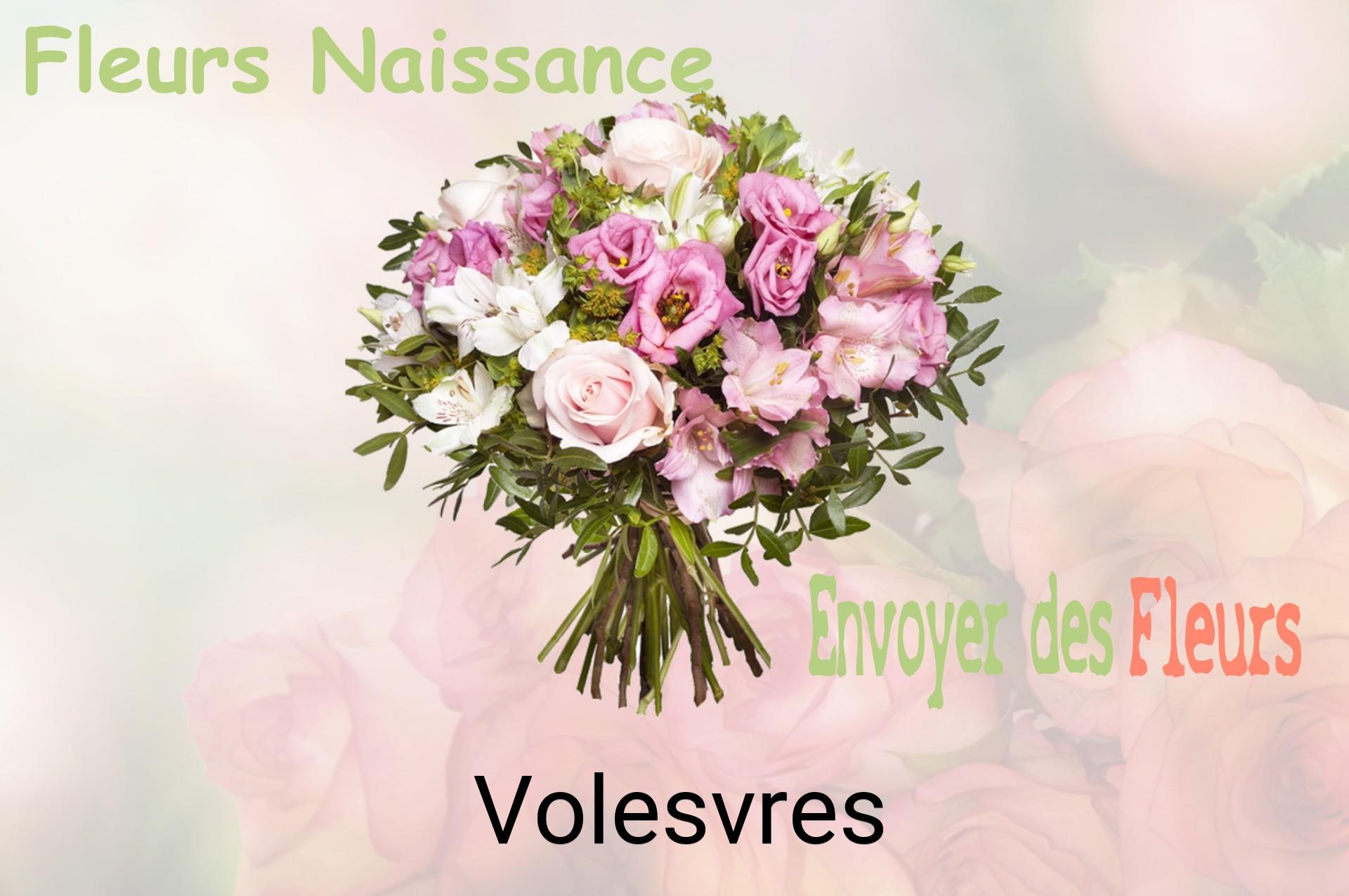 Bouquet de fleurs de naissance livré à Volesvres